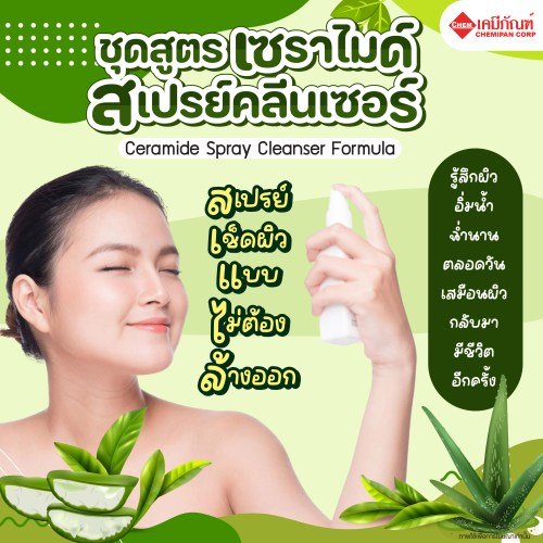 ชุดสูตร เซราไมด์ สเปรย์คลีนเซอร์ (Ceramide Spray Cleanser Formula) 250g. A M