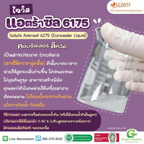 ไซวิส แอสตร้าซิล 6175 (คอนซีลเลอร์ ลิควิด) (SciWis Astrasil 6175 (Concealer Liquid)) 25g. A M